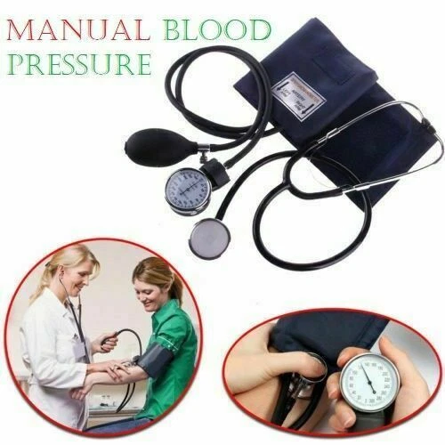 Nylon Cuff Blood Pressure Monitor Manual Stethoscope & Sphygmomanometer BP KIT