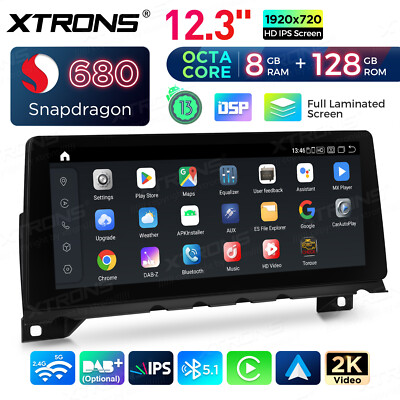 12.3'' 2K Android Radio for BMW 7 Series F01 F02 NBT Qualcomm 680 8+128GB CarPlay