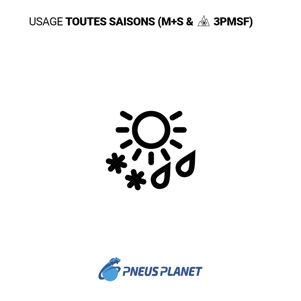 PNEU TOUTES SAISONS HANKOOK KINERGY 4S 2 H750 XL 195 60 R 16 93 V   - Photo 2/4