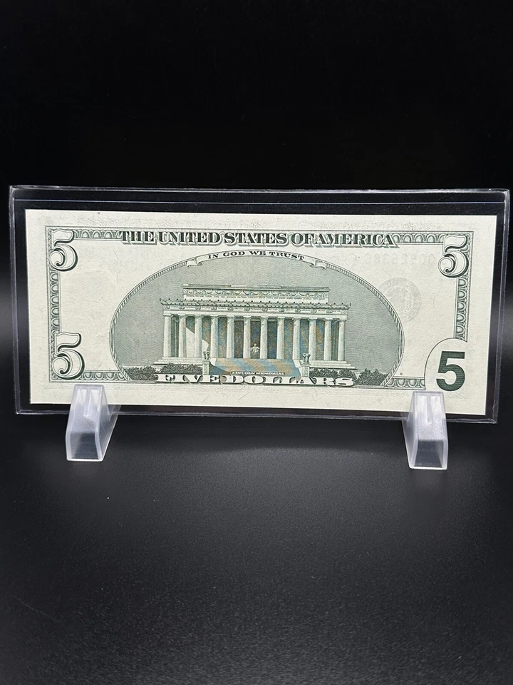 2003-$5 Dollars STAR NOTE uncirculated .RARE. - Image 2 of 4