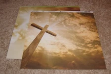 Reminisce Design 12x12 Paper (2) ~ Devoted Faith Collection....Risen