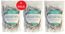 3 PACK OTIS  PEARLY NATURAL FREEZE DRIED MINNOWS PROTEIN DOG CAT PET TREATS 2OZ