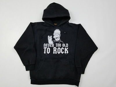 The Simpsons Sweatshirt Men's Large Homer Simpson 2004 Hoodie