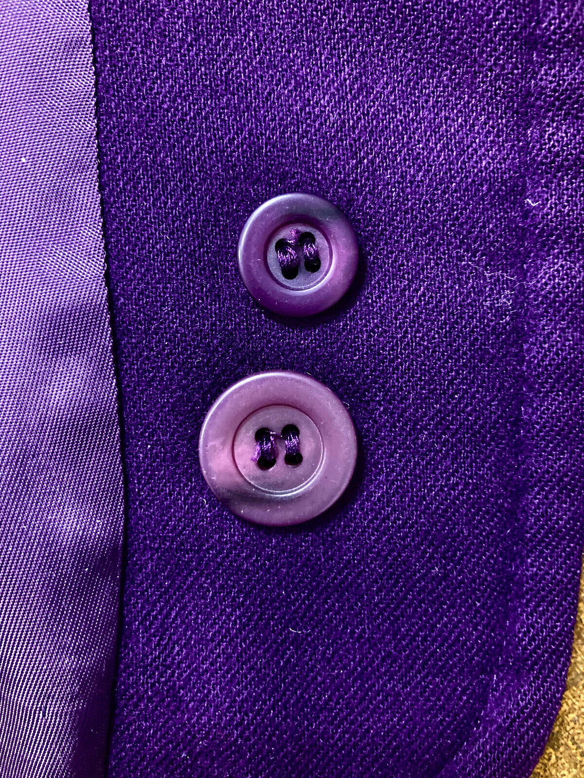 PENDLETON PURPLE WOOL BLAZER JACKET, WOMEN'S 14 - image 5