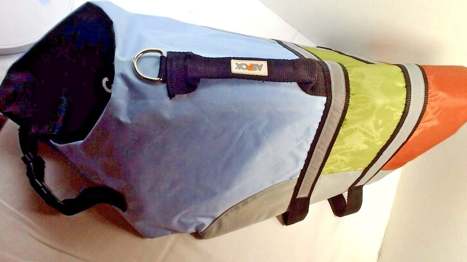 Preservador de seguridad canino nuevo tamaño grande ASPCA rayas reflectantes color puede variar Foto 4 de 4