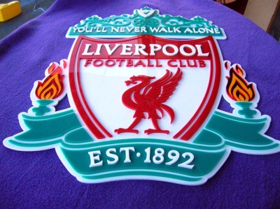 LIVERPOOL F.C. 3D Art sign Soccer FOOTBALL signs NEW 3-D Klopp