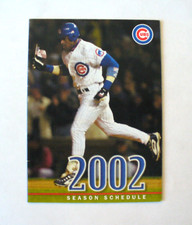 MLB - Chicago Cubs 2002 Season Pocket Schedule
