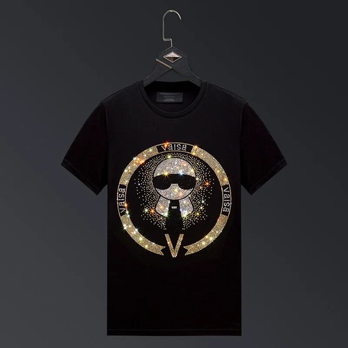 2025 Summer Character Rhinestones T Shirt Womens Clothes Fashion Streetwear Slim - Picture 12 of 25