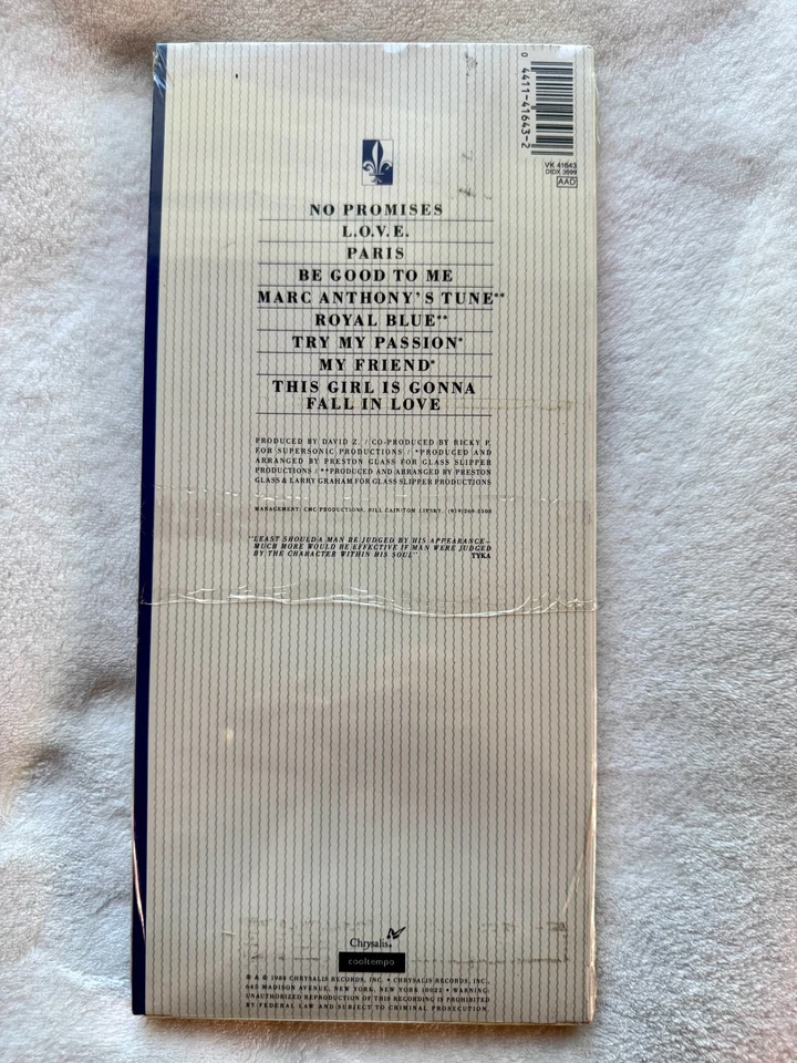 TYKA NELSON ЗАПЕЧАТАННЫЙ LONGBOX CD КОРОЛЕВСКИЙ СИНИЙ ПРОМО ПЕРВОНАЧАЛЬНЫЙ ВЫПУСК ПОПРОБУЙТЕ МОЮ СТРАСТЬ LP - Изображение 2 из 4