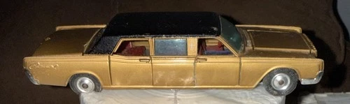 Vintage Corgi Toys Lincoln Continental Limousine Gold Diecast Car Toy Britain