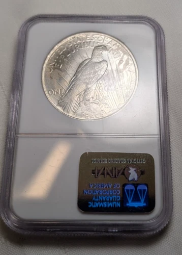 1922 $1 Peace Dollar from the Binion Collection MS62