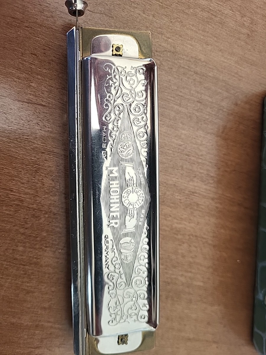 VINTAGE HOHNER HARMONICA SUPER CHROMONICA 270 C IN Original Faux