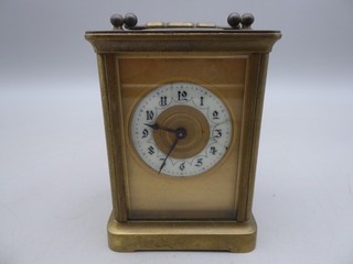 C Antique Brass Mechanical Carriage Clock