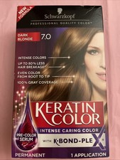 Schwarzkopf Professional Quality Color 7.0 Dark Blonde Permanent Hair Color Dye