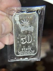 OR Oregon U.S. State Silver Bar 1/2 Troy oz .999 Silver Federated Mint