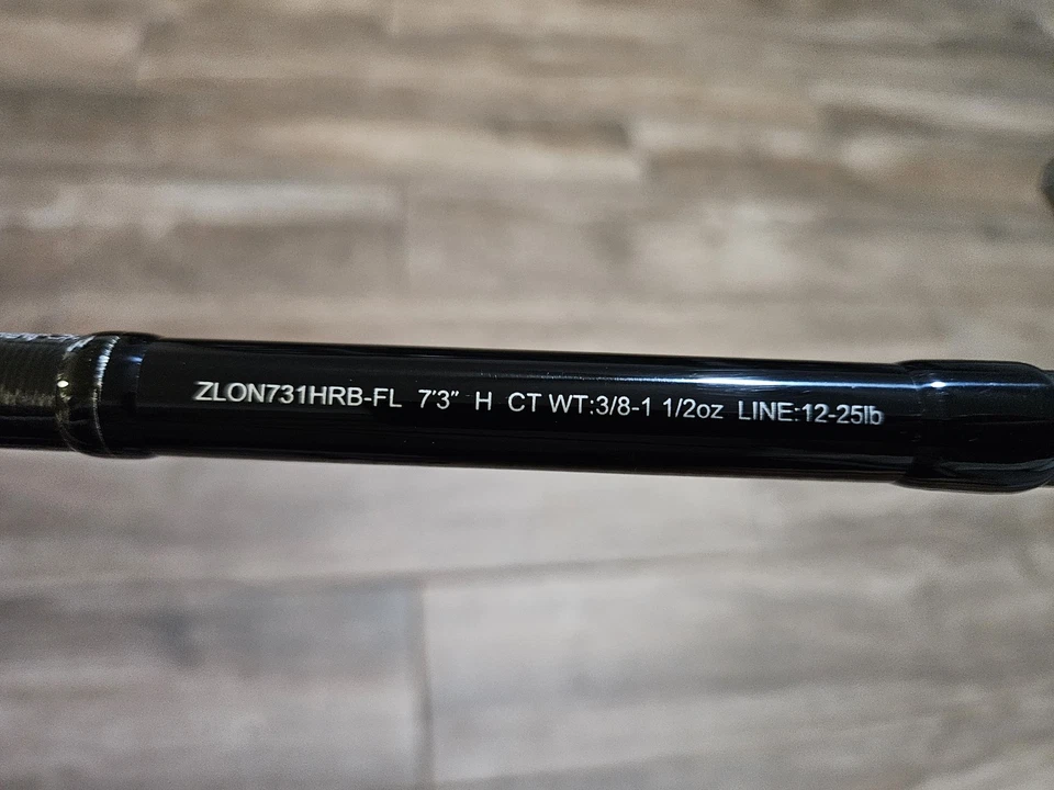 Varilla de fundición Daiwa Zillion 731HRB-FL 7'3" REGULAR PESADO "Power Moving Ceit" Foto 2 de 4