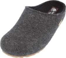 Haflinger Wool Felt Clog, Grizzly Michel, Graphite, EU 36, US 5 - NIB