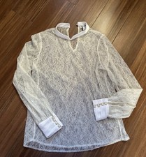 Blusa Pizzo Trasparente taglia M NUOVA 