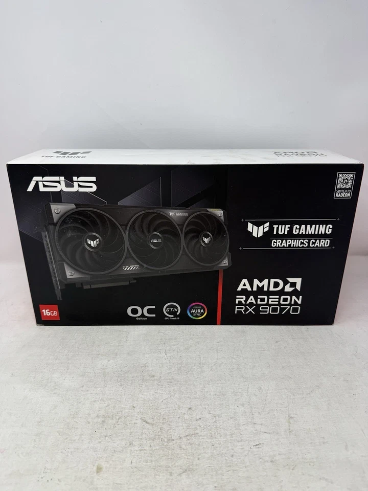 ASUS TUF Gaming Radeon RX 9070 OC Edition 16GB GDDR6 Gaming Graphics Card - Image 2 of 4