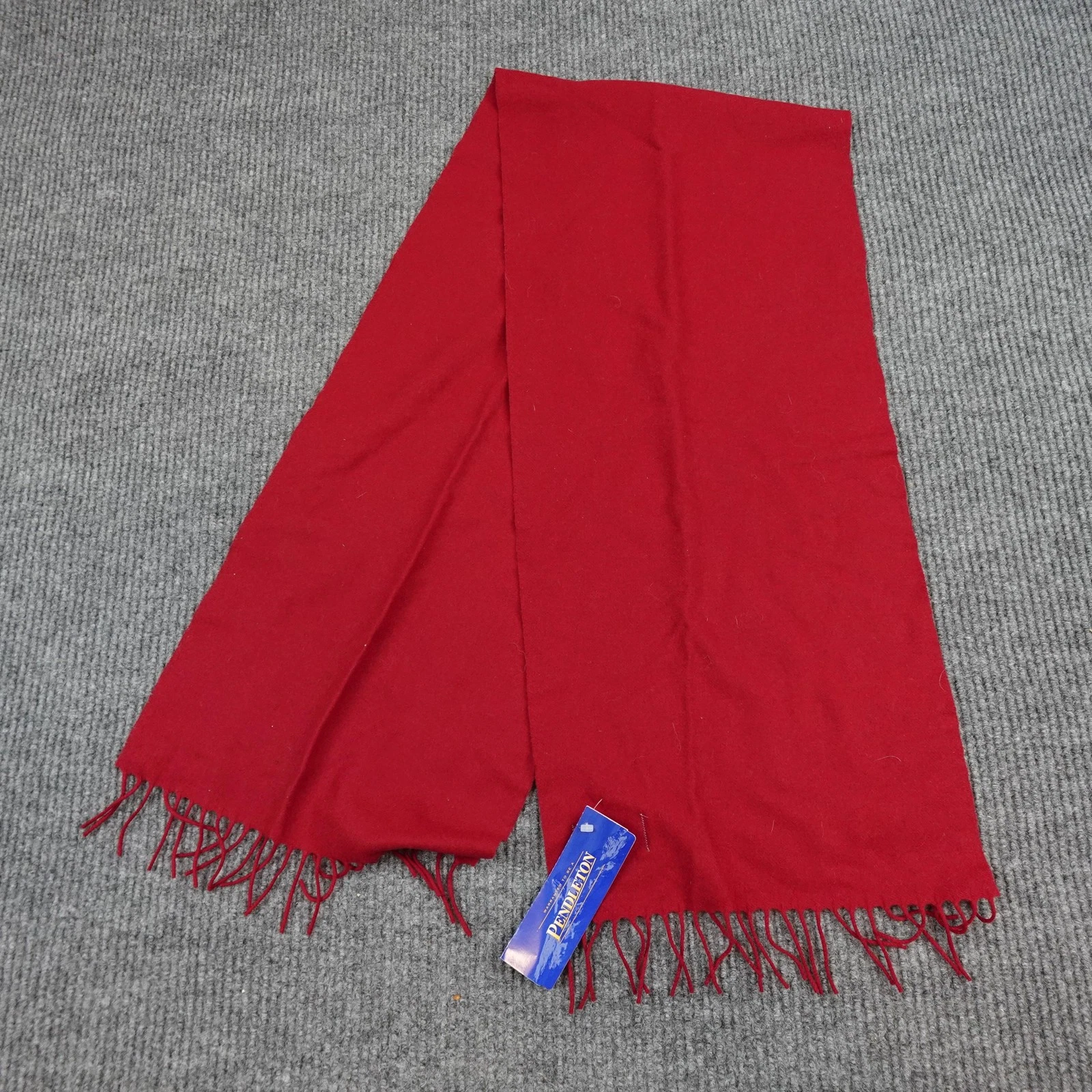 Pendleton Scarf One Size Red 100% Virgin Wool Fringe Made USA Winter
Opens in a new window or tab