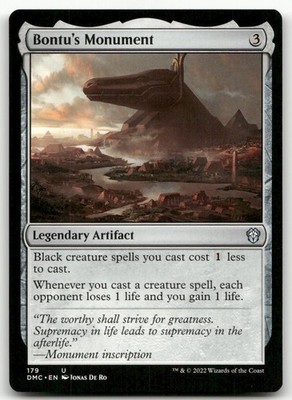 Bontu's Monument #179 (NM) Dominaria United DMC Magic MTG
