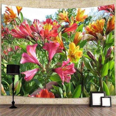 Flowers Morning Glory Extra Large Tapestry Wall Hanging Wall Art Posters Nature 