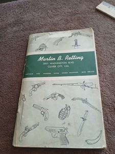 1953 Martin B Retting Culver City California Catalog  antique & Mod guns  (w17)