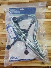 Drive Medical Folding Quad Cane, Small Base, Charcoal