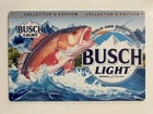 Busch Light Beer Sign - Fishing - Hunting - Farming - Vintage Retro Style