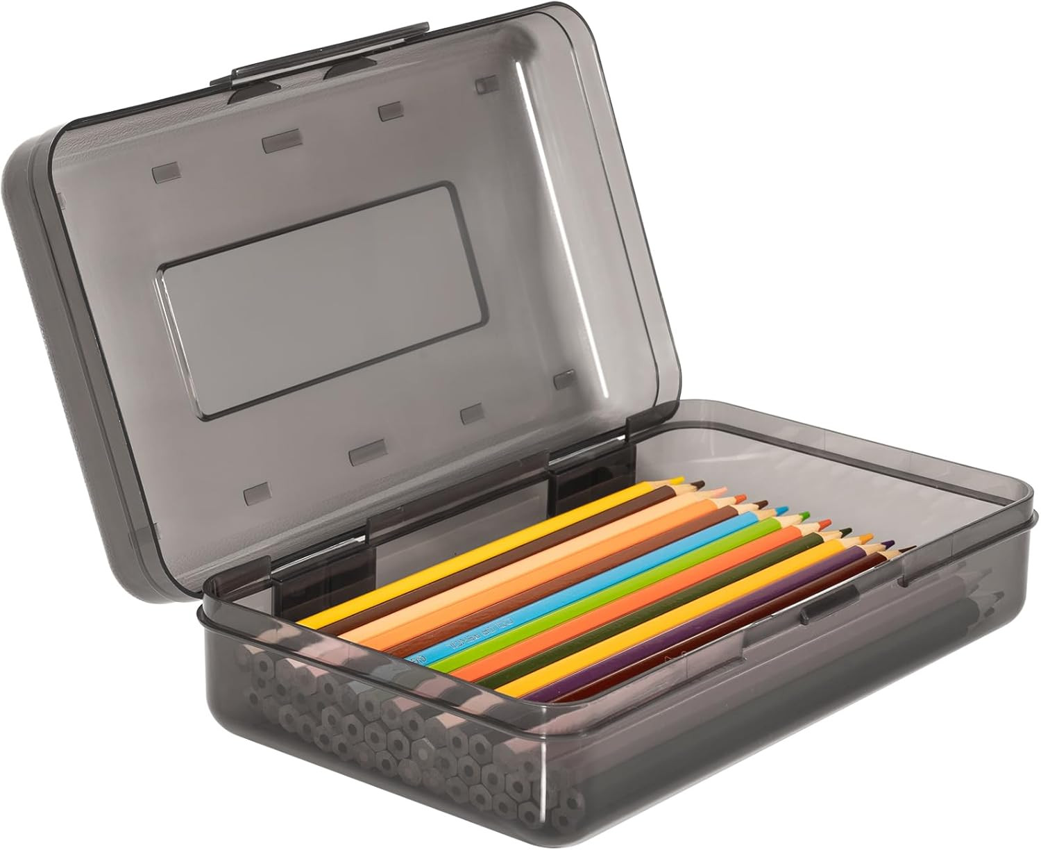 Box, Large Capacity Pencil Case, Plastic Pencil Boxs For Kids Girls Boys