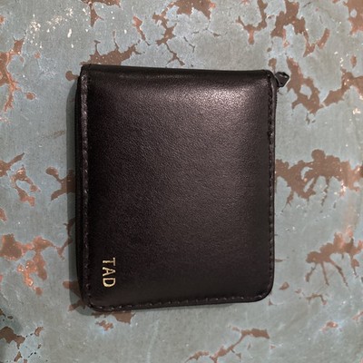 TAD Men s Leather Zipper Wallet