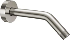 8 Inch Shower Arm Modern Wall Mounted Shower Extension Arm Pipe with Flange and 