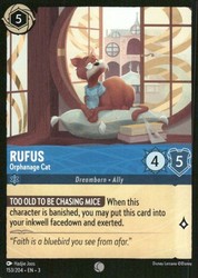 Rufus - Orphanage Cat 153/204 Into the Inklands