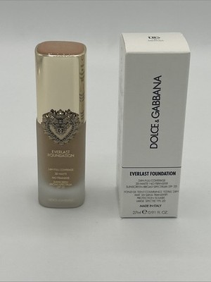 Dolce & Gabbana Everlast Foundation 18N Medium 24 HR SPF 20 New TSTER BOX