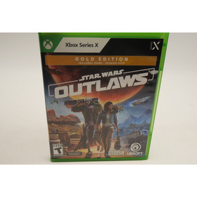Star Wars Outlaws Gold Edition Xbox Series X Complete Unused DLC Pass -Open Box
