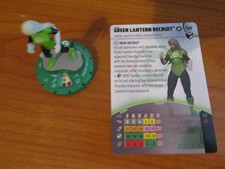 DC HEROCLIX LANTERN LEGACY C GREEN LANTERN RECRUIT 007 COMMON WITH CARD NEW