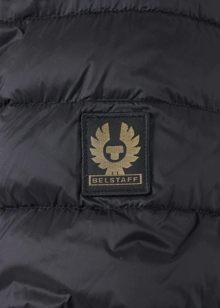 BELSTAFF CIRCUIT DOWN PUFFA BOMBER JACKET BLACK UK46 3XL RRP £350 NEW image 7