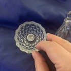 PEAR Shape Trinket Box LEAD CRYSTAL Made in Romania 4" Tall, Diamond Cut Shape — photo 5
