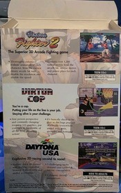 3 Game Set Virtua Fighter 2 Virtua Cop Dayton USA - Sega SATURN - CIB