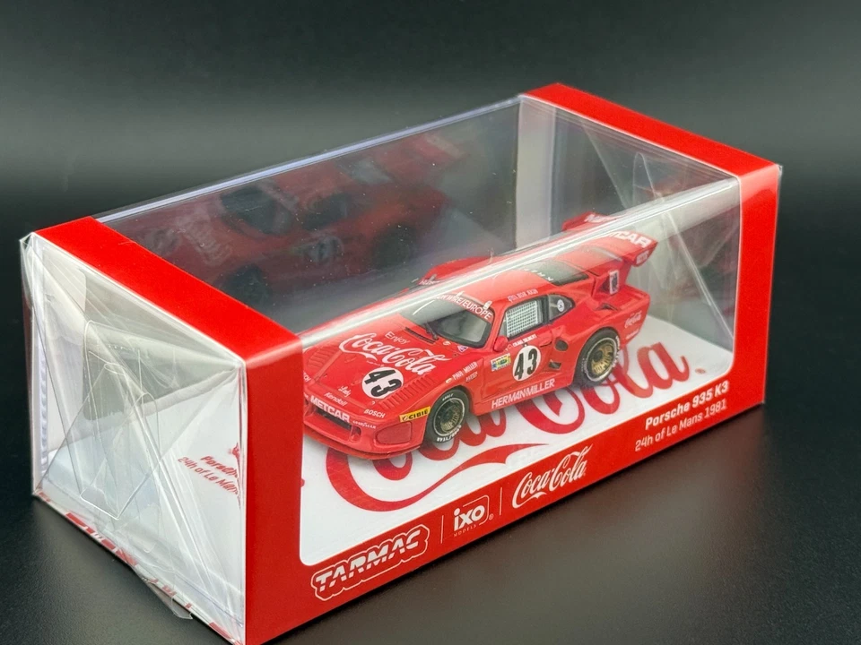 Tarmac Works Porsche 935 K3 24h Le Mans 1981 Coca Cola 1/64 - Image 2 of 3