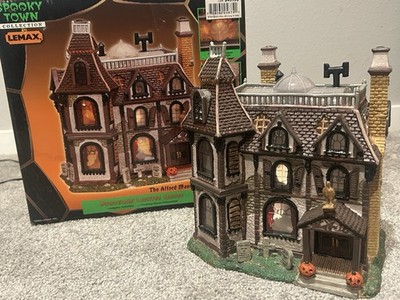 Lemax Spooky Town The Alford Mansion With Box - Tested Works