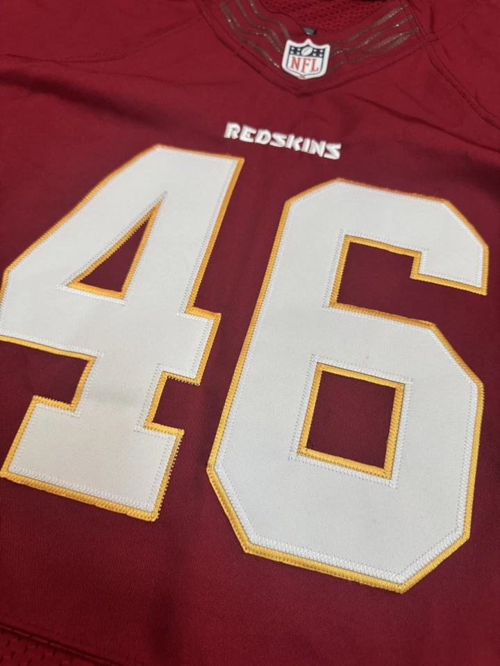 Camiseta cosida Nike Washington Redskins Alfred Morris 46 NFL Vapor Elite 56 2XL Foto 4 de 4