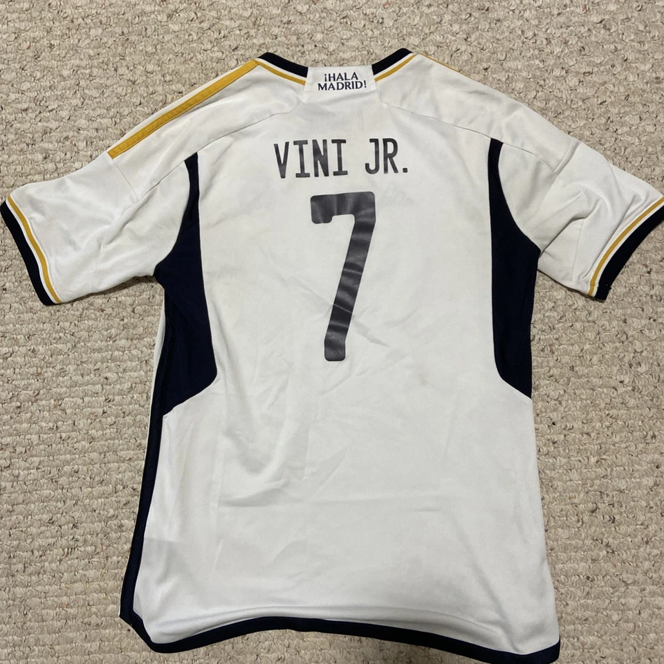 Camiseta de fútbol local Vini Jr Real Madrid 23/24 Adidas niños XL Foto 2 de 2