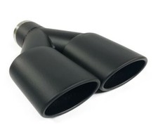 Exhaust Tip 2.25 In Inlet Dual 3.00 Oval X 2.50 High Outlets 9.75 In Long Resona