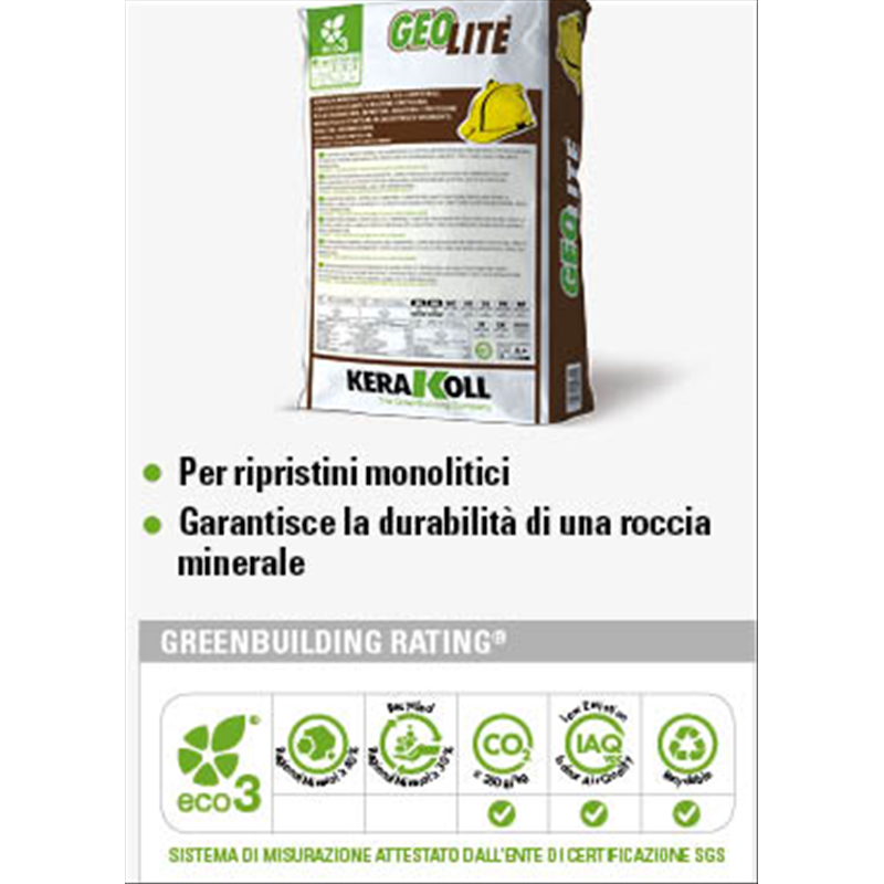 MALTA MINERALE GEOLITE KERAKOLL 25 KG