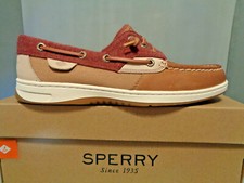 Sperry Women's Rosefish Jersey Leather Boat Shoes NIB NEW Sizes Handsome
