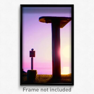 Pixel Art Poster - Mellow Post (8 Bit Psychedelic Trippy Weird Video Game Print)