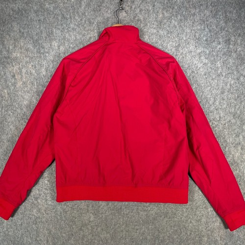 Helly Hansen Jacket Womens Large Red Bomber Logo Lined Casual Rain Coat - Picture 15 of 17