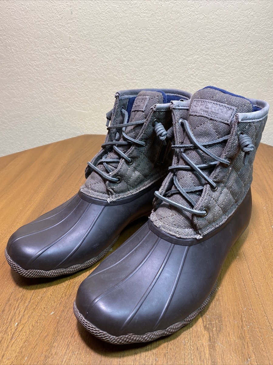 sperry women's quilted duck boot