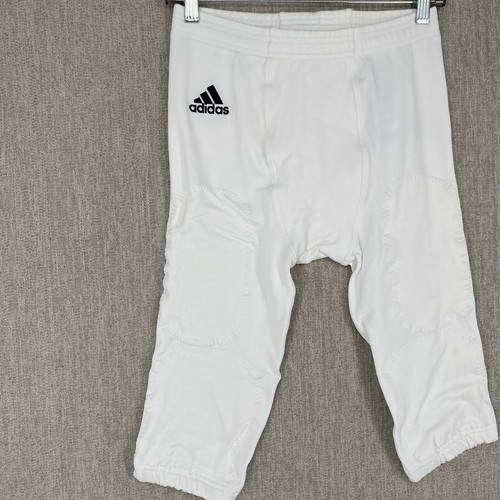 Adidas Pants Mens Large White Techfit Primeknit Football No Padding M99637 NEW - Picture 4 of 13